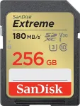 M&auml;lukaart SANDISK Extreme 256GB SDXC Memory Card + 1 year RescuePRO Deluxe up to 180MB/s & 130MB/s Read/Write speeds, UHS-I, Class 10, U3, V30