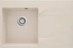 Deante Granite sink 1-bowl with drainer - right