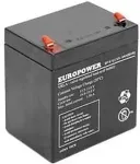 EMU BATTERY 12V 5AH VRLA/EP5-12T2 EUROPOWER