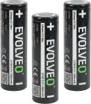EVOLVEO LiPower 217 Max 5000 &ndash; Li-ion battery 21700 (3.7 V / 5000 mAh) 3 pcs