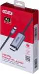 NONAME UNITEK ADAPTER USB-C, DISPLAYPORT 1.4, 8K@60HZ, 1,8M, V1423C