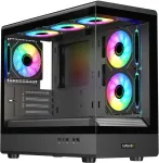 Korpus EVOLVEO Ursus, mATX/6x ARGB 120/glass front + side