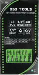 DSDTOOLS T&auml;hekujuliste TORX otsikute komplekt, 13 tk. DS1230