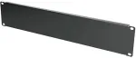 Extralink 2U 19" Frontplatte, Schwarz