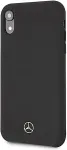 Mercedes-Benz Apple iPhone XR Liquid Silicone Case Black