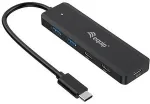 EQUIP 4-Port USB-C3.2-Hub->2xUSB-A 3.0/2xUSB-C/USB-C 5Gbps