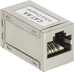 LogiLink Patchkabelverbinder 1:1 Cat.6A STP, Metallgeh&auml;use
