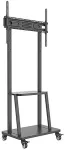 TECHly Floor Stand with Shelf for 32-70" LCD/LED/Plasma TV