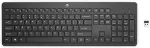 Klaviatuur Hp Tastatur 230 Wireless Tastatur USB-A Schwarz