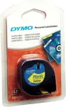 DYMO Letratag Band Plastik yellow 12 mm x 4 m