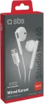 SBS k&otilde;rvaklapid Studio Mix 65c USB-C, valge
