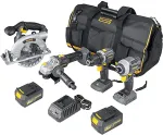 No name TOOL SET 4 TOOLS 2X4AH 18V