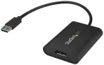 Startech .com USB auf DisplayPort Adapter - USB zu DP 4K Video Adapter - Dual Monitor Adapter - USB 3.0 - 4K 30Hz - Externer Videoadapter - MCT T6-688L - USB 3.0 - DisplayPort - Schwarz
