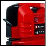 Einhell suitcase compressor TC-AC 190 OF Set (red/black, 1,100 watts, tire inflator, compressed air hose)