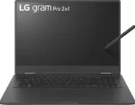 S&uuml;learvuti LG gram Pro 16 2in1 Puutetundlik Core Ultra 7 255H 16GB/1TB SSD Windows 11 16T90TP-K.AA78G