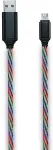 2GO USB Datenkabel "Tricolor" LED-Beleucht. Micro-USB 100cm