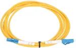 Extralink LC/UPC zu LC/UPC Patchkabel, Einzelmodus, Simplex, G652D, 3mm, 0,5m