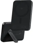PANZERGLASS empower by Powerbank m. Spin Stand tr&aring;dl&oslash;s opladning 5000mAh Space Black