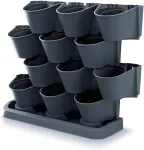 Prosperplast Flowerpot Cascade Garden O 19 cm anthracite IO2W600S-S433 (5905197289908)