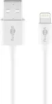Goobay Lightning-kabel 2m hvid MFi
