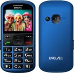 Mobiiltelefon EVOLVEO EasyPhone XS, mobile phone for seniors, blue
