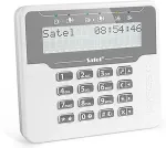 Satel VERSA-LCDM-WH security access control system Grey, White