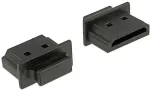DELOCK Staubschutz f&uuml;r HDMI-A Buchse mit Griff 10 St&uuml;ck schwarz