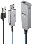 Lindy USB-kaabel USB-A - 2x USB-A 30 m Blue (43345)