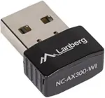 V&otilde;rgukaart LANBERG Network adapter wireless WiFi NC-AX300-WI AX300 USB 2.0 1 internal antenna