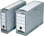 Fellowes Arhiivikarp A4, selg 80mm, hall/valge kartong 3Re, 2 tk