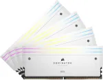 M&auml;lu CORSAIR DDR5 - 64GB - 6000 - CL - 36 (4x 16 GB) quad kit, RAM (white, CMP64GX5M4B6000C36W, Dominator Titanium, INTEL XMP)