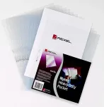 Daiber 1x100 Portrait folders w. passepartout 13x18 white silk