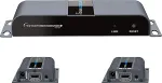 DELTACOIMP 1X2 HDMI Extender Splitter &uuml;le CAT6 / 6a / 7 40 m infrapunakiirusega
