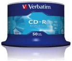 Toorikud VERBATIM 1x50 Data Life CD-R 80 52x Speed, ExtraProtection