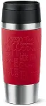 EMSA TRAVEL MUG Classic Thermo Mug (dark red/stainless steel, 0.36 liters)