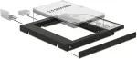 DeLOCK Caddy Slim SATA 5.25? Einbaurahmen (10 mm) f&uuml;r 1 x 2.5? SATA HDD bis 9,5 mm