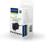 EnerGenie EG-MC-008 Universal AC-DC adapter, 12 W, Black