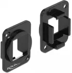 DeLOCK Keystone Halterung 1 Port f&uuml;r D-Typ Metall