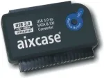 Aixcase USB 3.0-to-SATA&/IDE-Konverter OTB, mit Netzteil T&Uuml;V