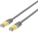 Deltaco S / FTP Cat7, 600MHz, LSZH, RJ45, 30m, gray / STP-730