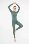 Viking Bielizna damska Gasher Lady Set Merino zielona XXL