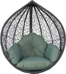 Home4you Ripptooli padi DROPLET roheline, 100% taaskasutatud materjal, kangas 341