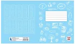 Technoinform Vihik 1-2.klass A5, 12 lehte, ruuduline(7x7 ruut), 5 tk