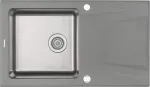 Deante 1-bowl granite-steel sink with drainer