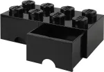 Room Copenhagen LEGO Brick Drawer 8 black - RC40061733