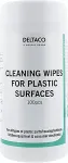 DELTACO wipes for cleaning plastic surfaces, 100 pcs. / CK1022