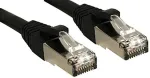 Lindy Premium - Patch-Kabel - RJ-45 (M) - RJ-45 (M) - 2,0m - SSTP-Kabel - CAT 6 - halogenfrei - Schwarz (45603)