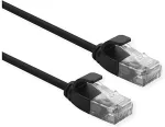 ROLINE UTP DataCenter Patchkabel Cat.6A (Class EA), LSOH, slim, schwarz, 3 m