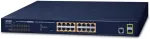 Planet Technology Corp. Planet GS-4210-16P2S gemanaged L2+ Gigabit Ethernet (10/100/1000) Energie &Uuml;ber Ethernet (PoE) Unterst&uuml;tzung 1U Schwarz Netzwerk-Switch (GS-4210-16P2S)