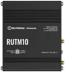 TELTONIKA RUTM10 wireless router Gigabit Ethernet Dual-band (2.4 GHz / 5 GHz) Black